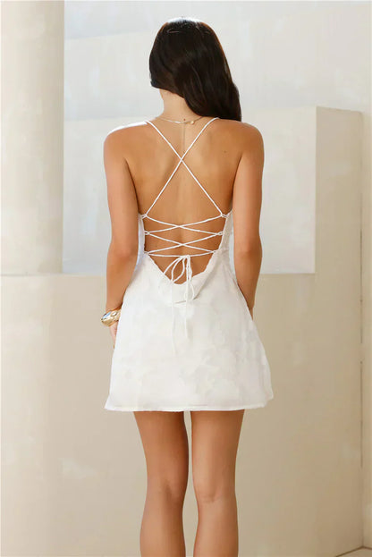 Poolside Glimmer Mini Dress