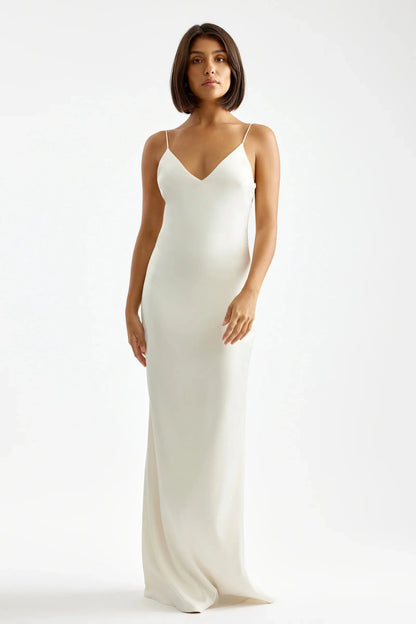 Leila Dress - Oyster