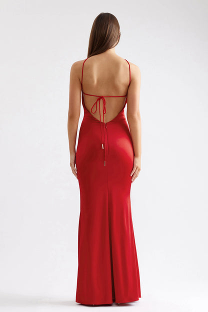 Claudette Dress - Scarlet