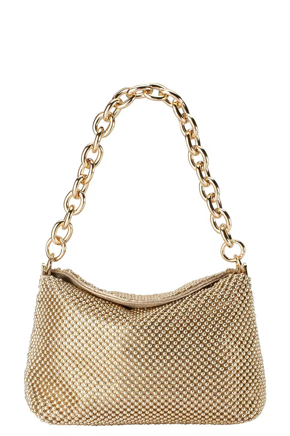 Skylar Ball Mesh Bag - Gold
