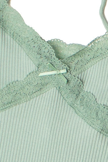 Bow & Lace Detail Mini Dress