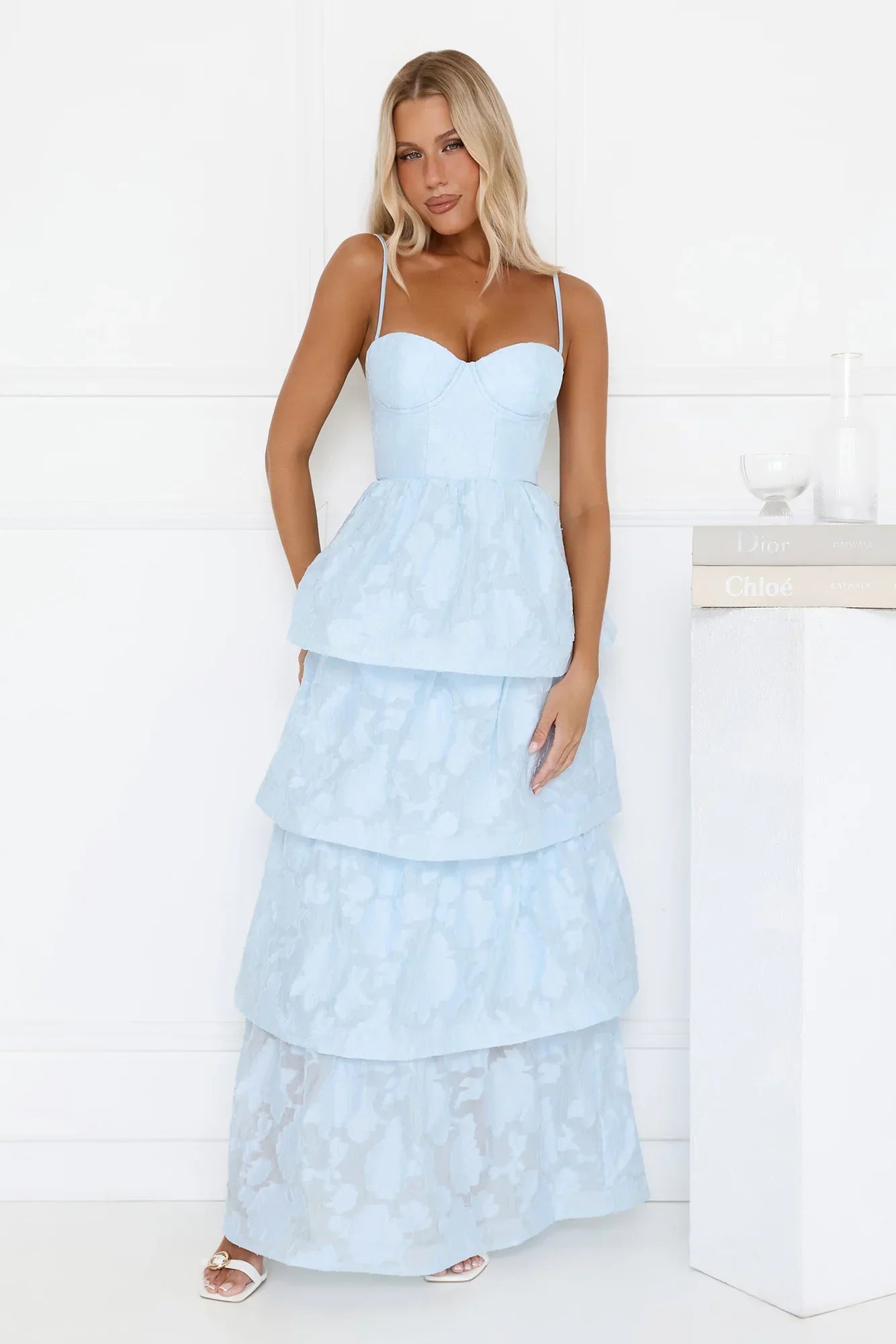 Elevated Desire Maxi Dress Blue