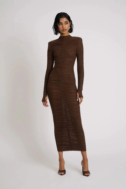 Melissa Dress - Chocolate
