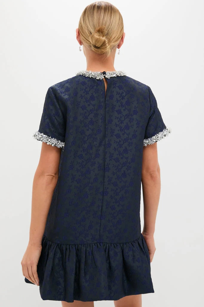 Midnight Alison Short Sleeve Mini Dress