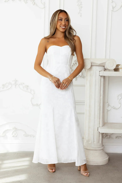 Sea Kissed Strapless Maxi Dress