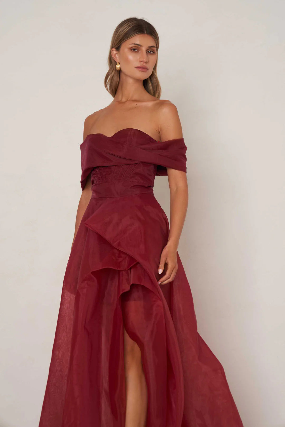 Alice Dress - Cranberry Red