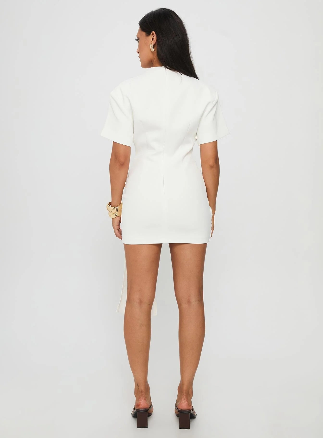 Martini Mini Dress Porcelain