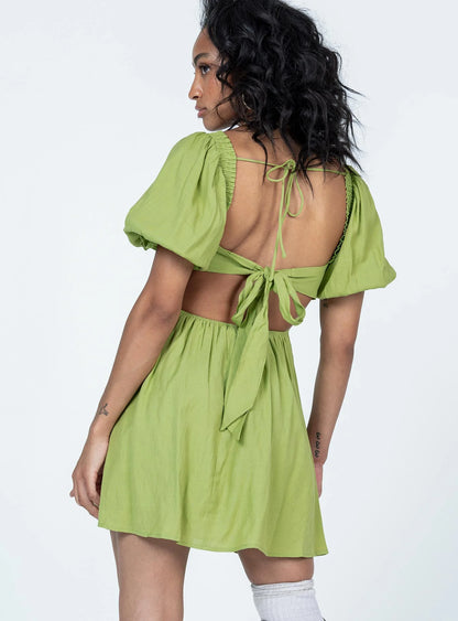 Dani Mini Dress Green
