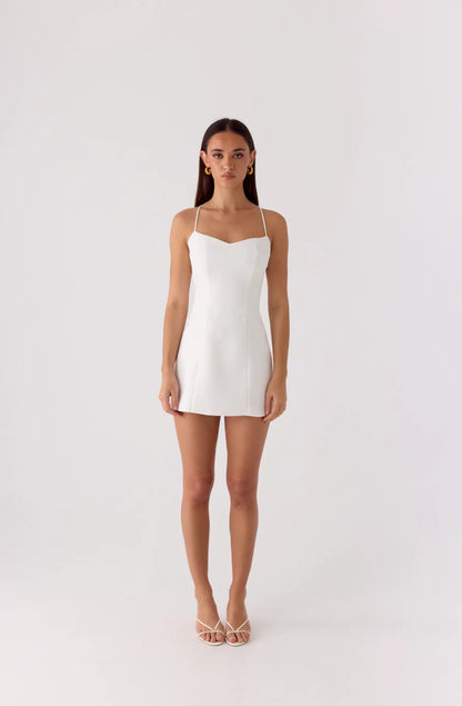 Famous Mini Dress - White