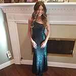 A New Glow Sequin Maxi Dress Lilac