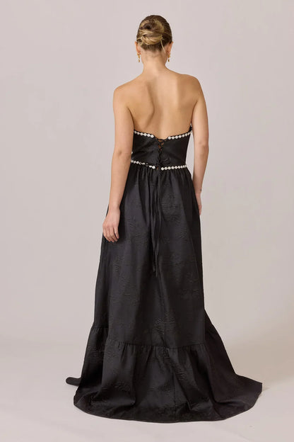 Ellapink Luxe Jacquard Dress | Made To Order