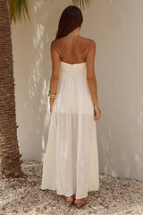 Jaiyah Maxi Dress - Pearl