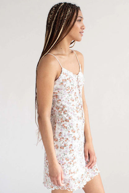 Rose Azalea Mesh Summer Dress