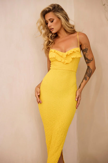 Promenade Maxi Dress - Yellow