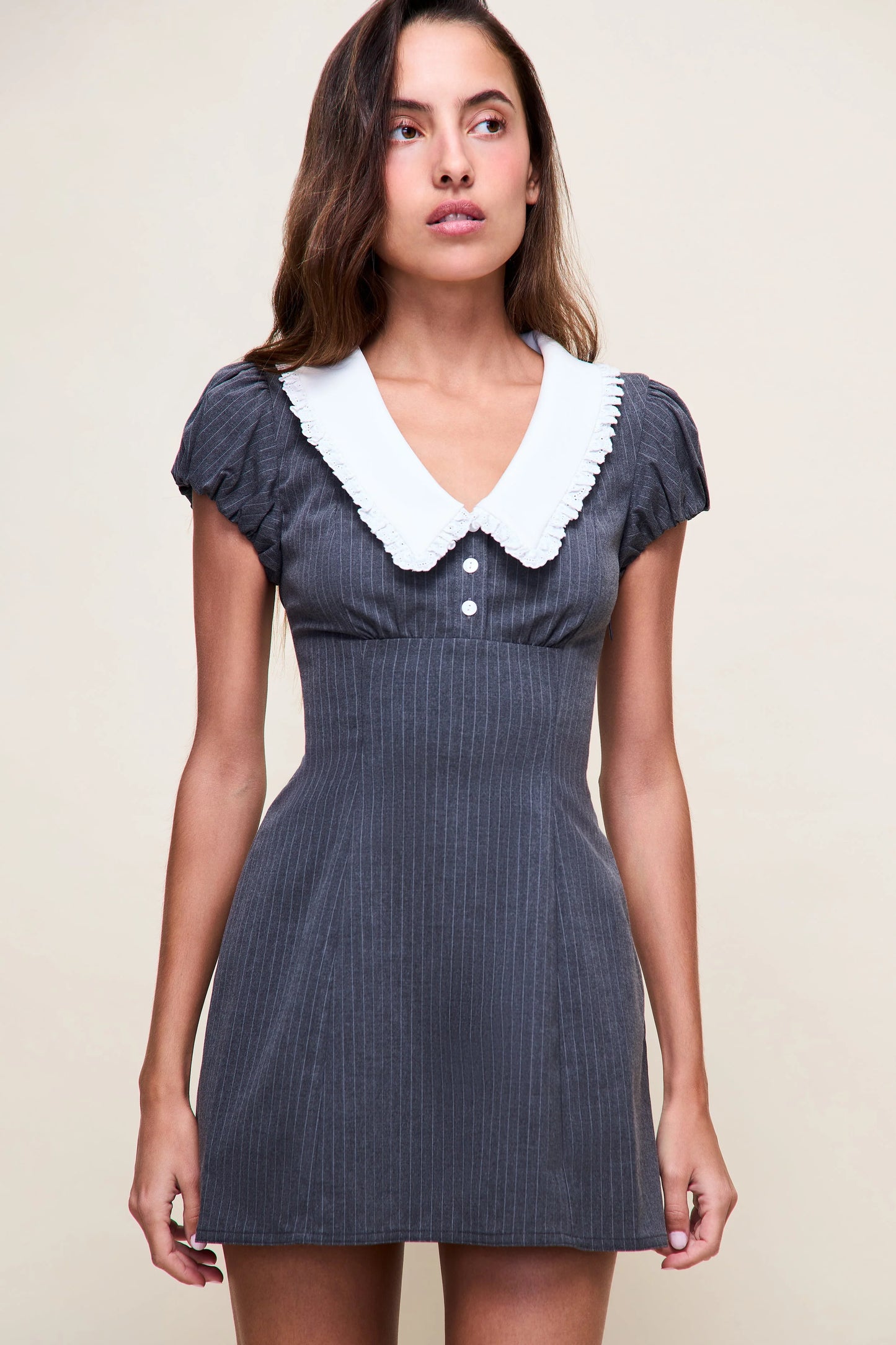 Jane Eyelet Mini Dress