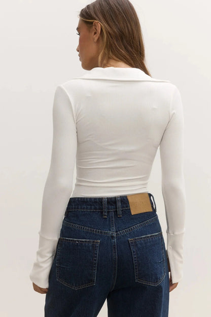Celine Bodysuit - White