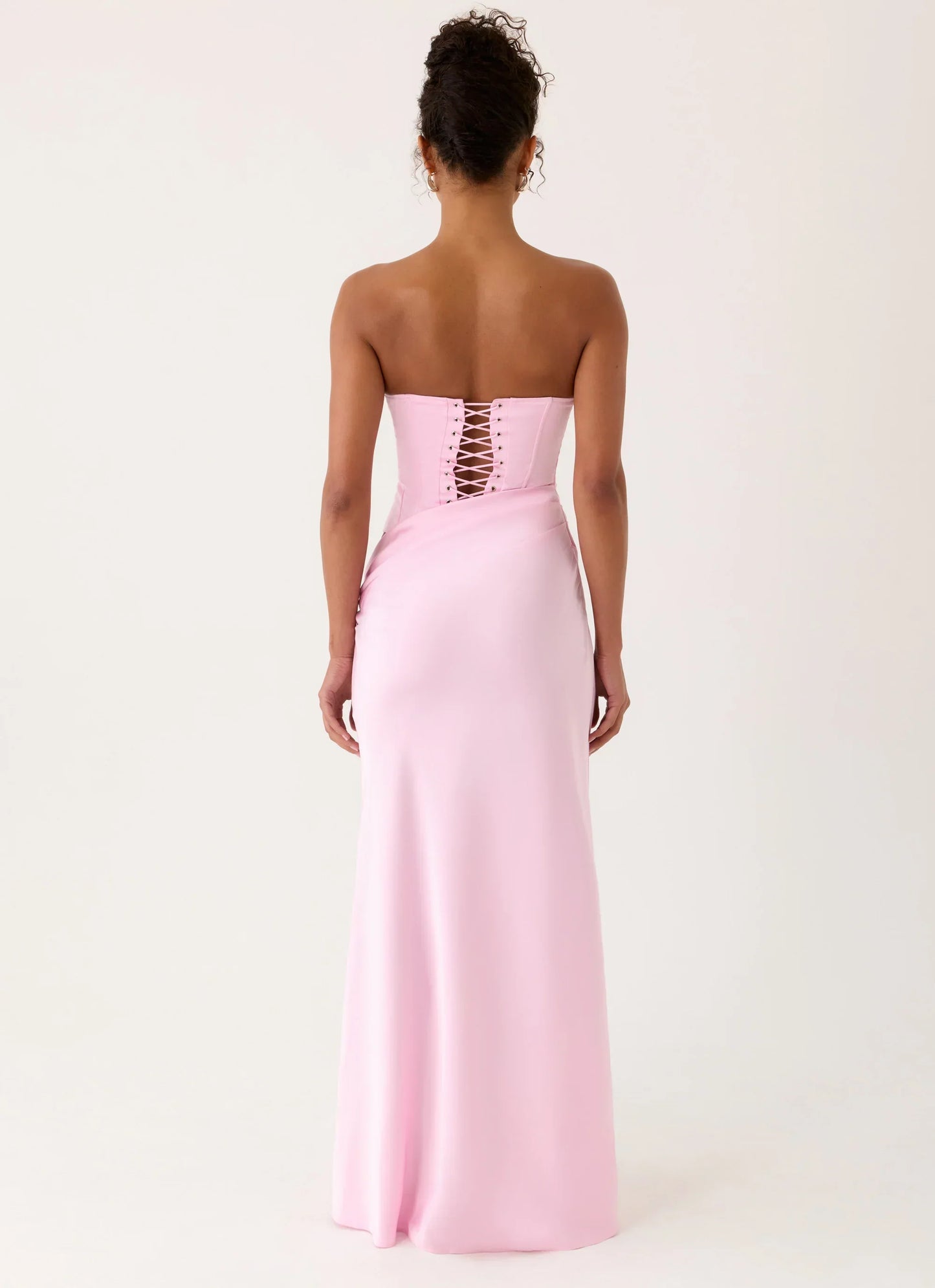 Emory Corset Maxi Dress - Pink