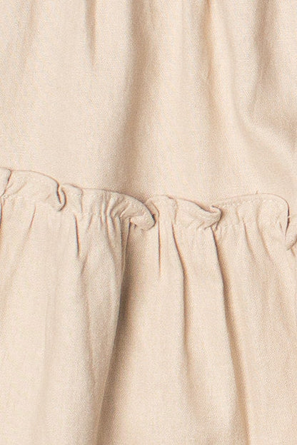 Tiered Linen Sundress