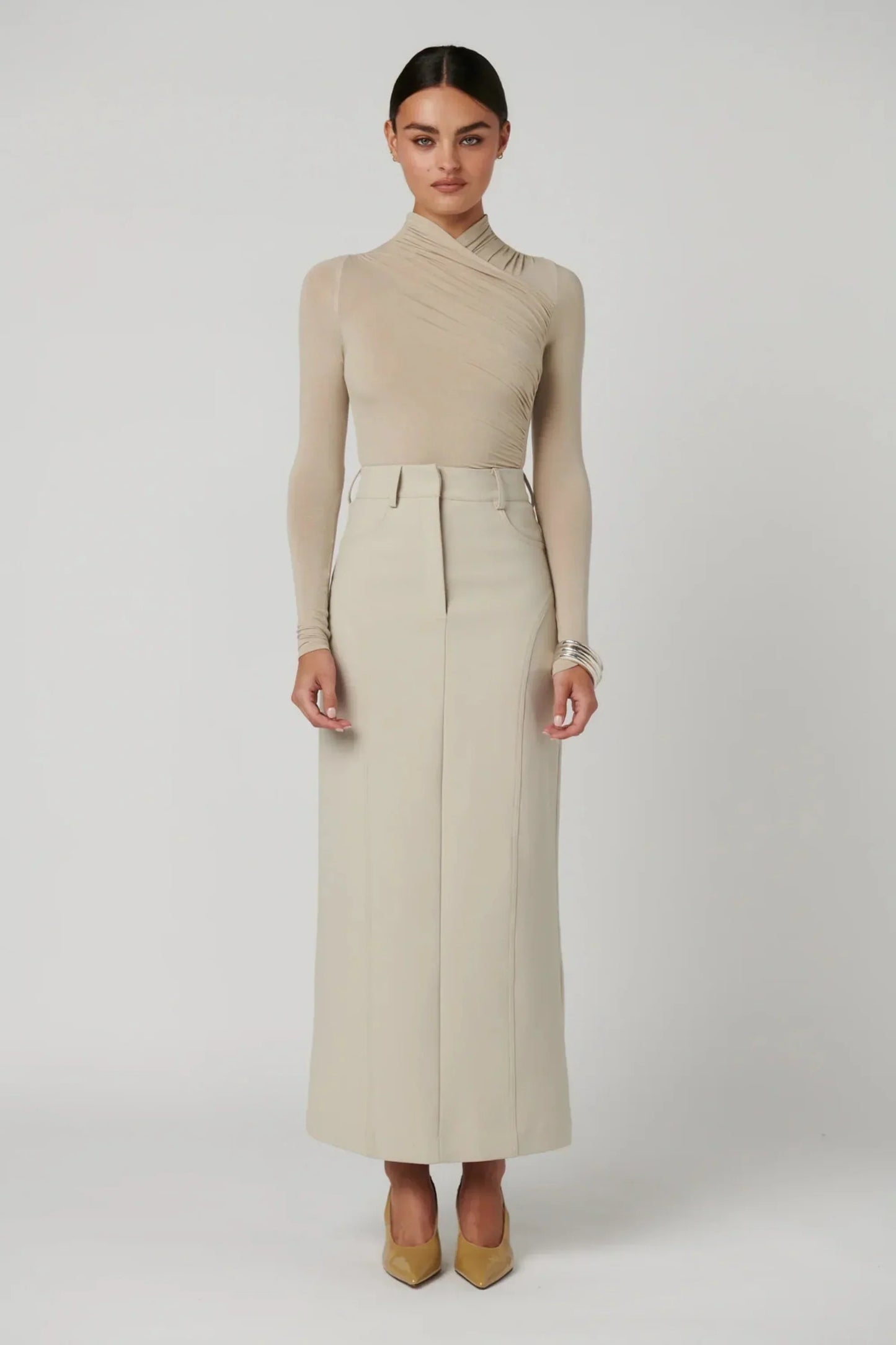 Amrita Bodysuit - Almond