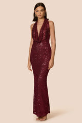 Nookie Suri Gown - Wine