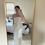 Coolness Calling Satin Maxi Dress White