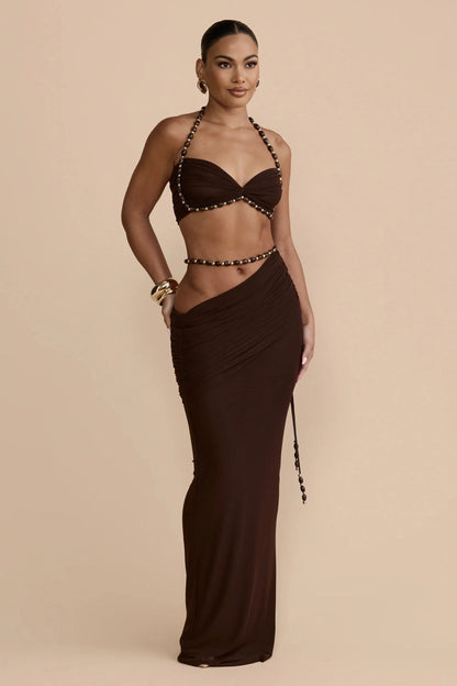 Emara Crop - Espresso Brown