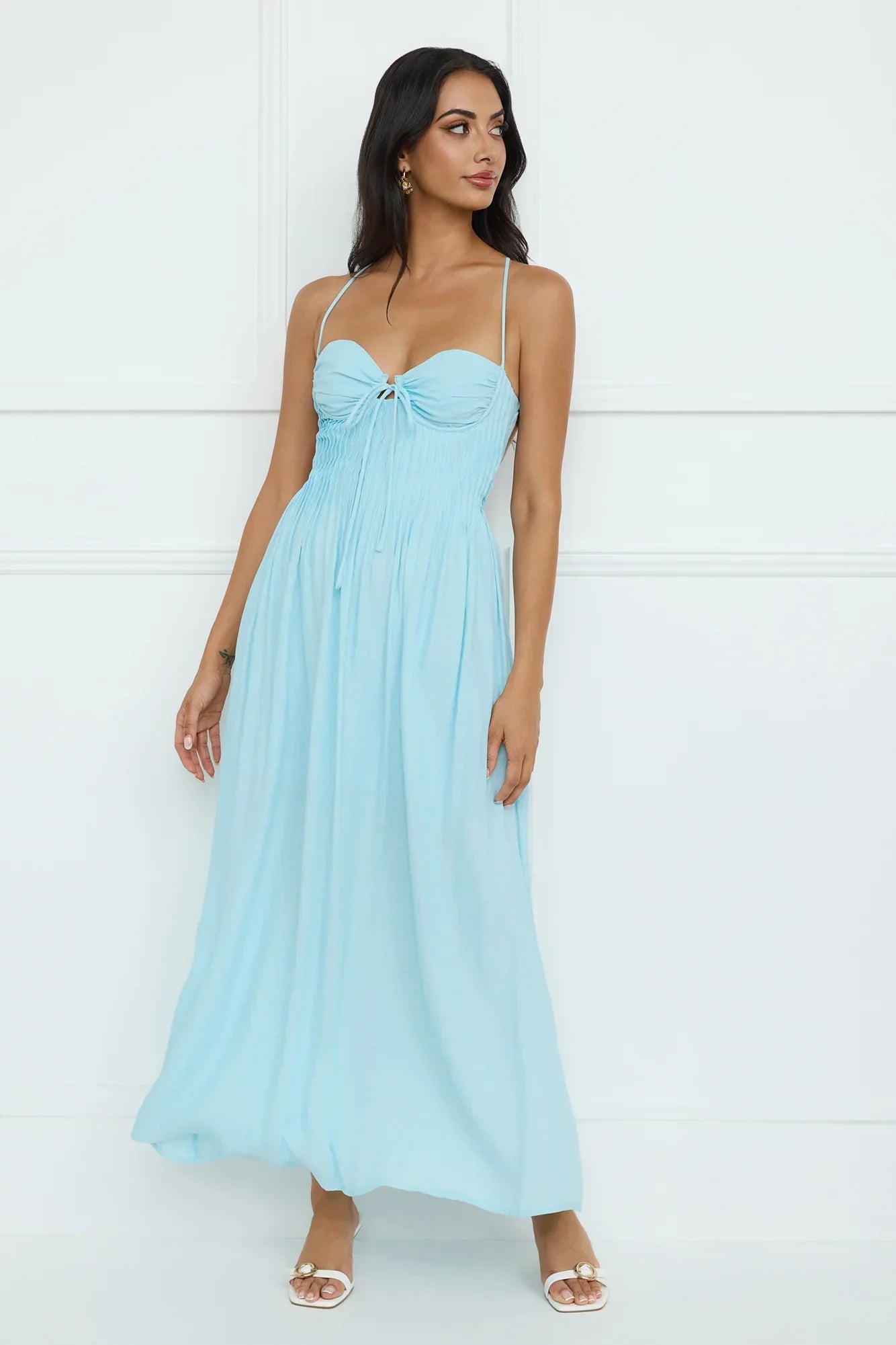 Discover Yourself Maxi Dress Blue