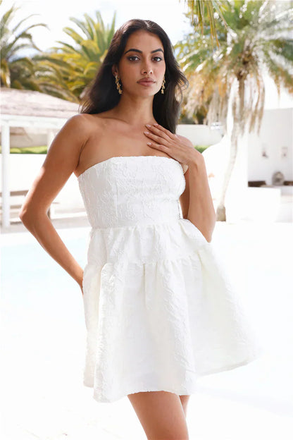 Silhouette Of Dreams Strapless Mini Dress