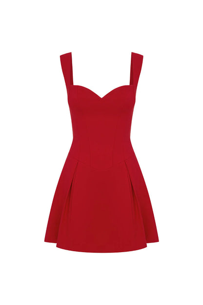 Bethani Mini Dress - Cherry