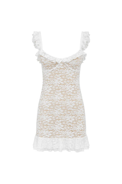 Ava Mini Dress - White