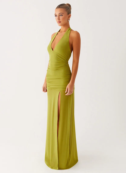 Island Muse Dress - Lime