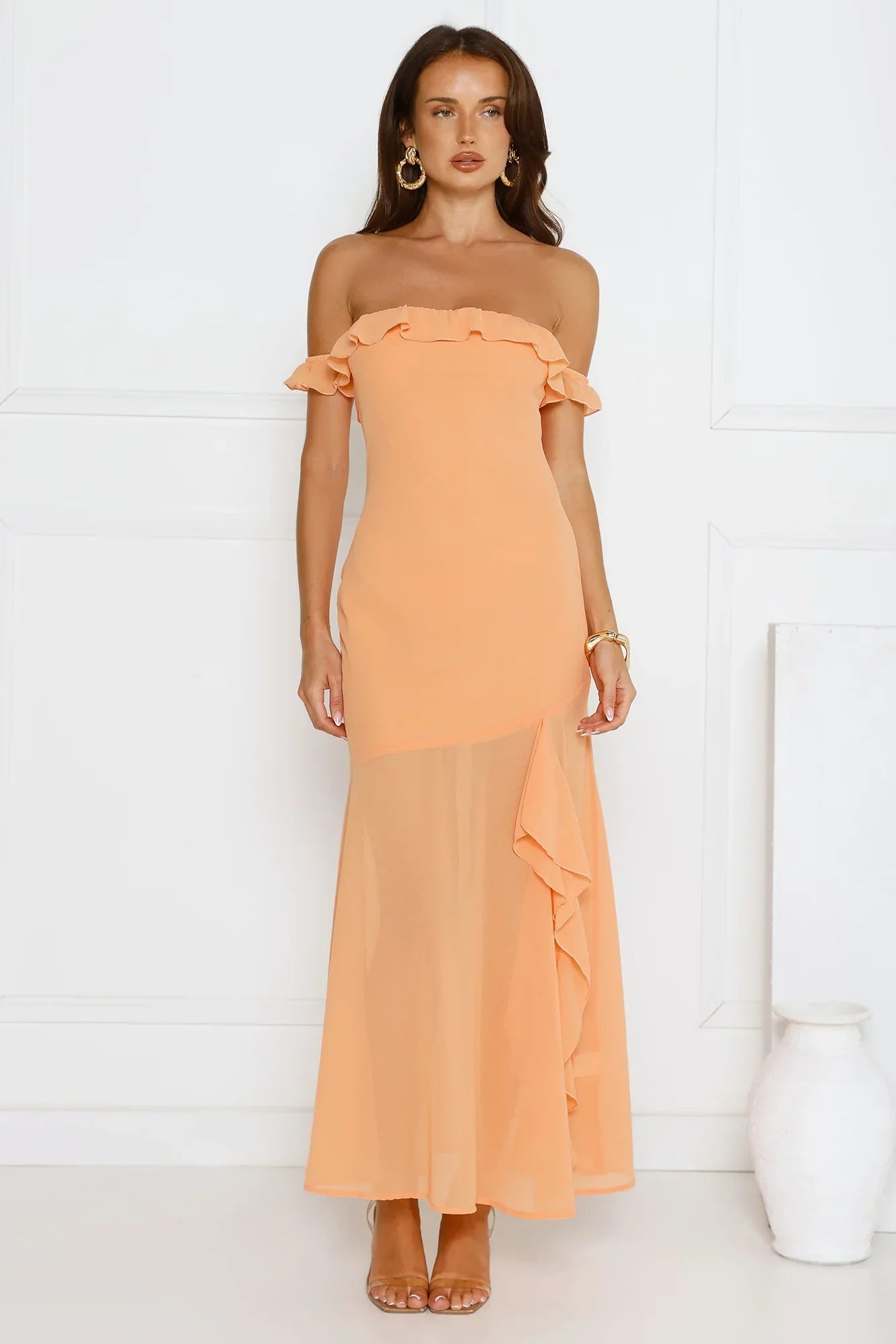 Flirt With Style Maxi Dress Orange