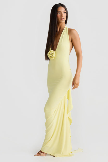 Arabella Dress - Butter Yellow