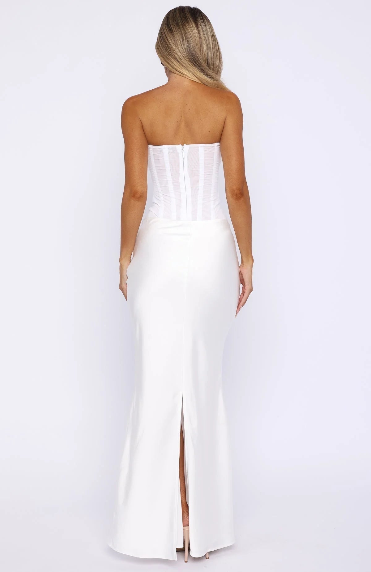 Forever Starts Now Maxi Skirt Off White