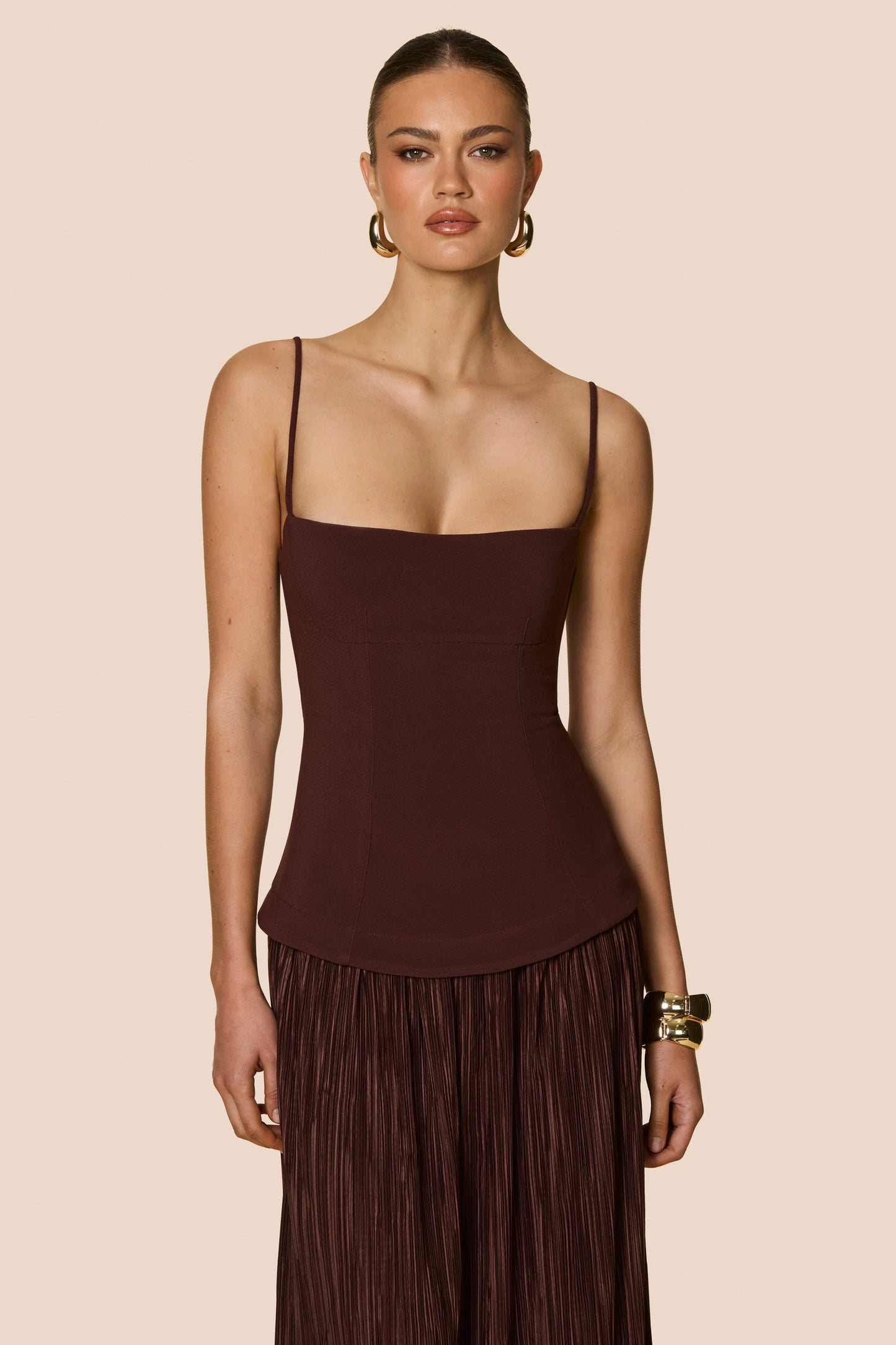 Nookie Darling Maxi Dress - Chocolate