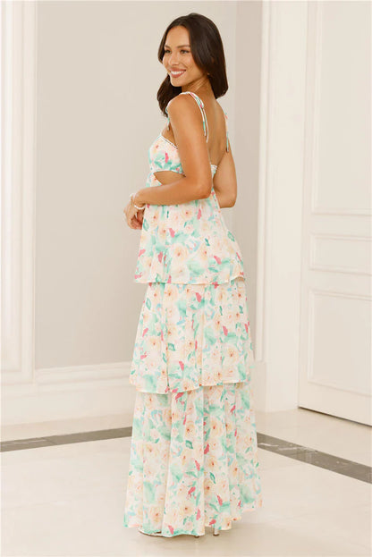 Hamilton Island Maxi Dress Green