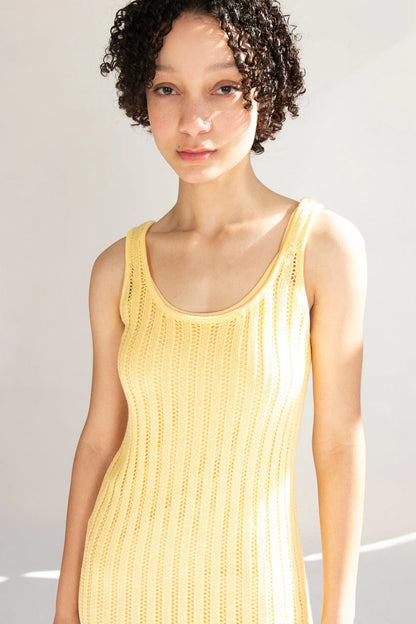 Lined Knit Mini Dress