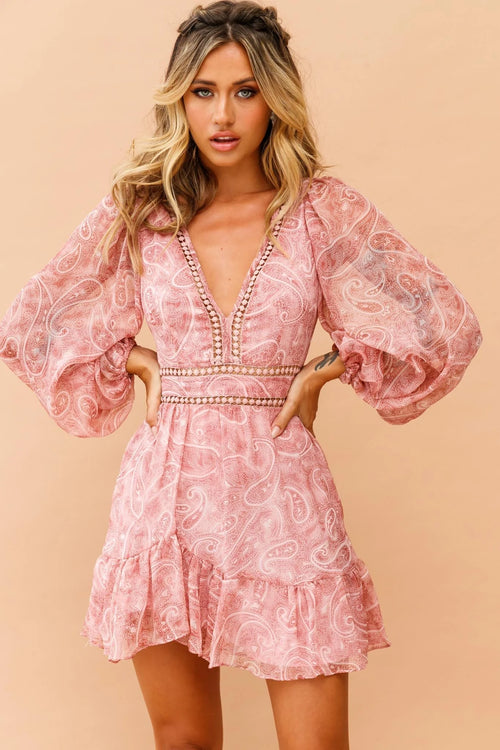 About Us Dress - Pink