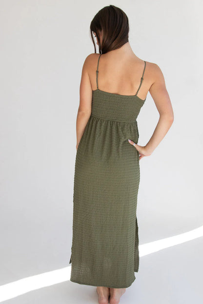 Floral Lace Top Gauze Maxi Dress