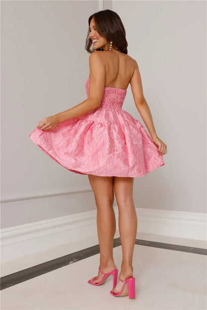 Silhouette Of Dreams Strapless Mini Dress