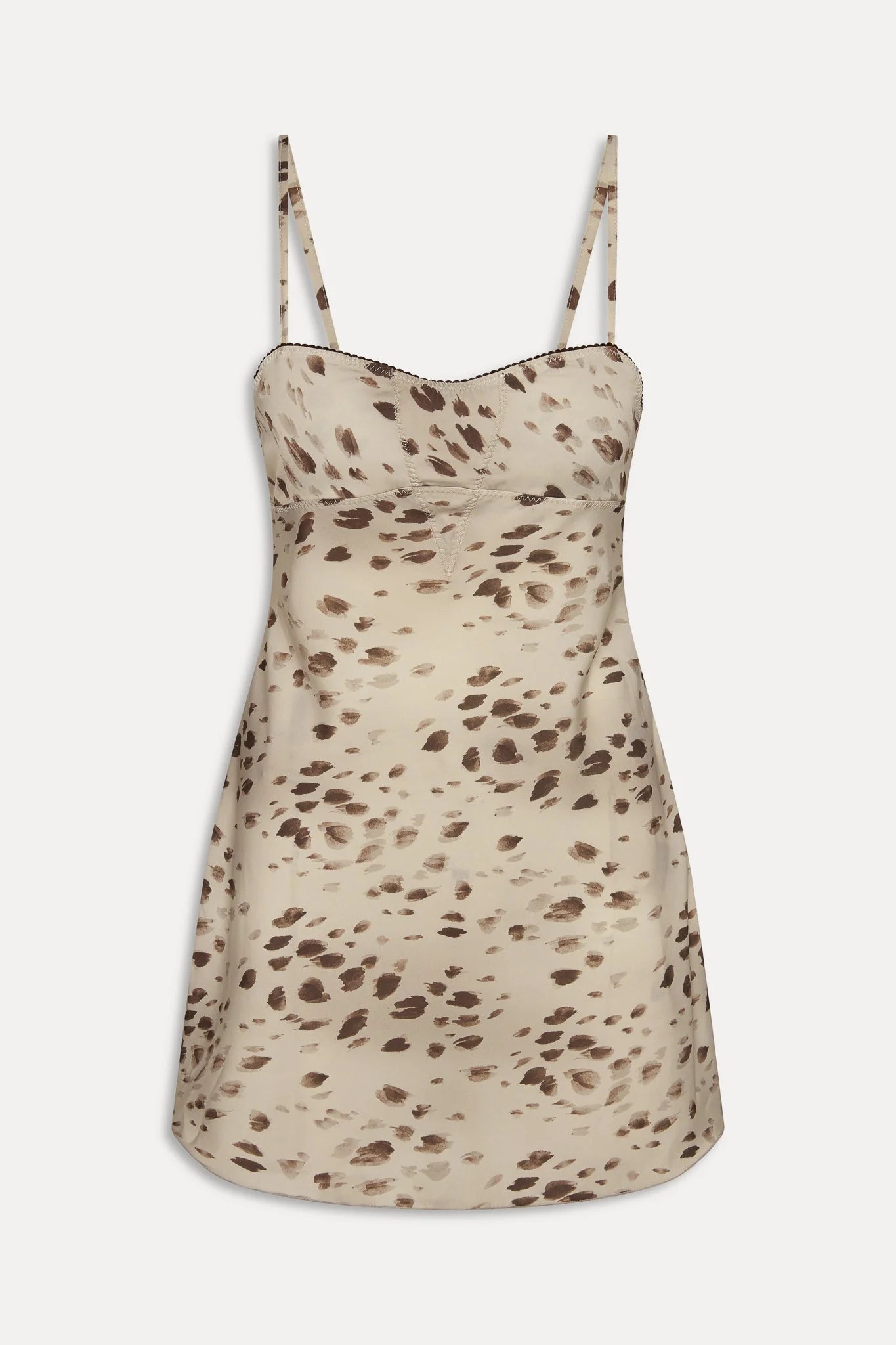 x JENNIE Scarlet Satin Mini Dress - Marrakesh