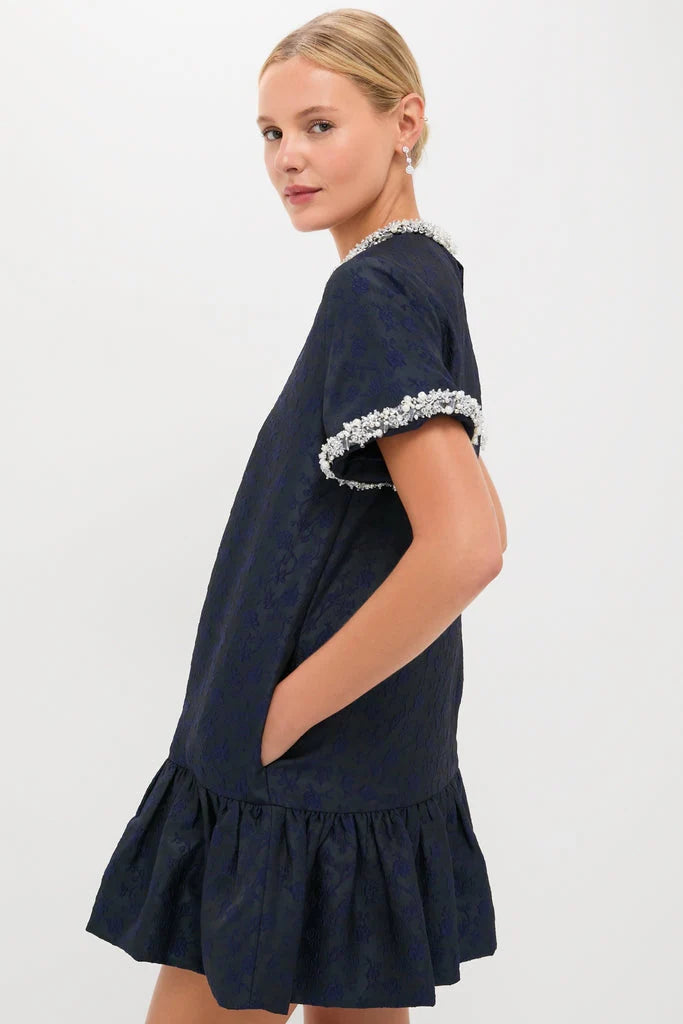 Midnight Alison Short Sleeve Mini Dress