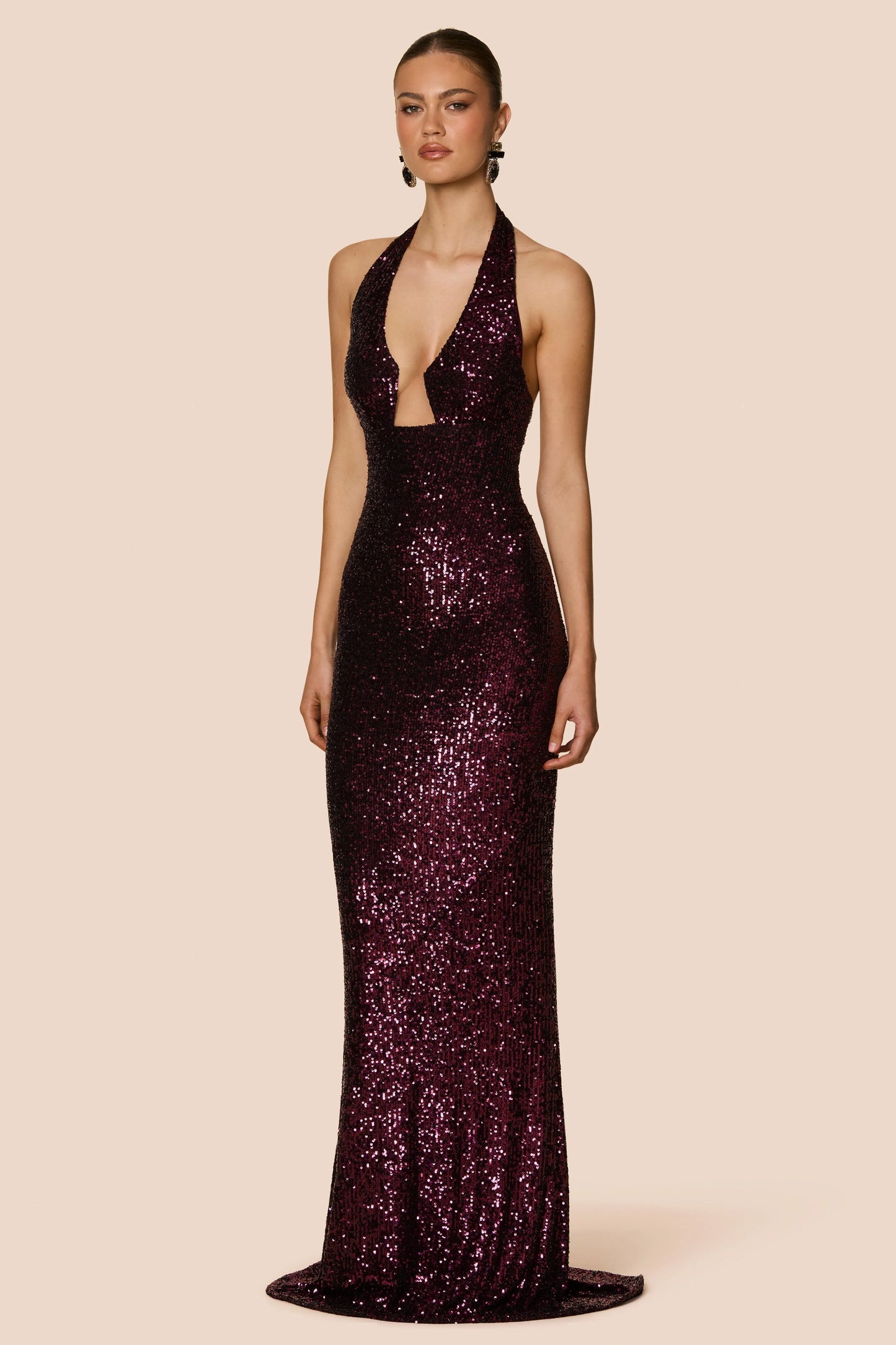 Nookie Diva Gown - Boysenberry