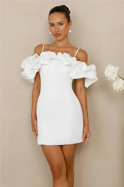 Love On Lock Off Shoulder Mini Dress