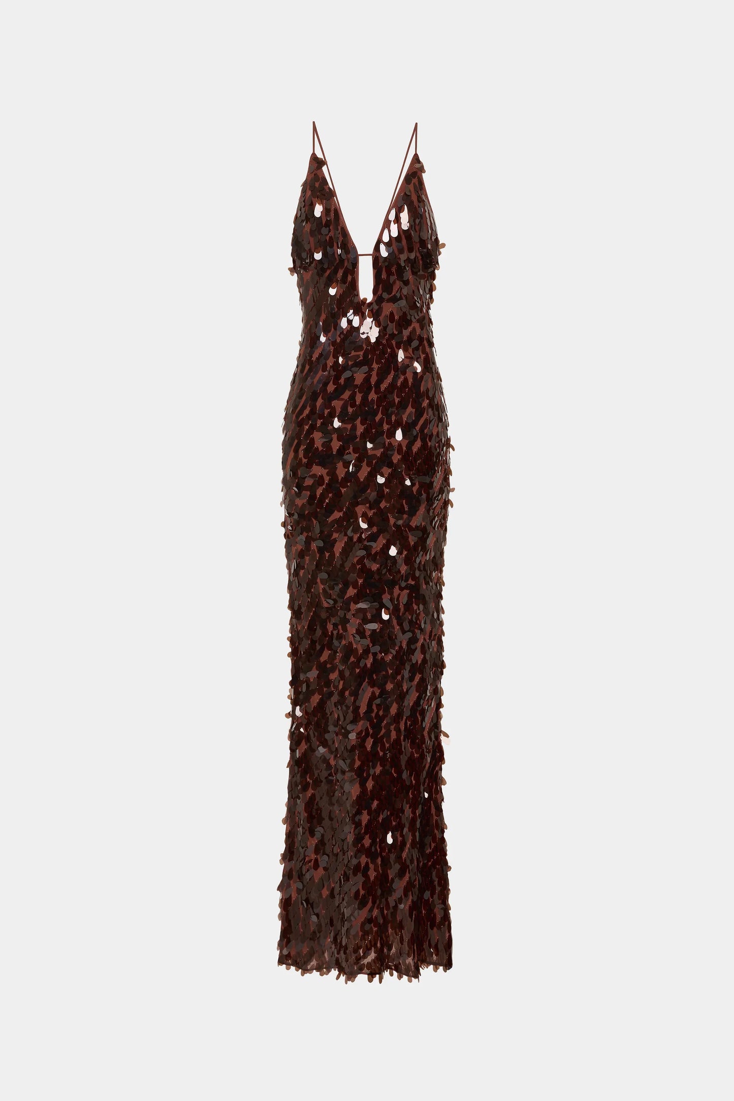 Misha Sapphire Sequin Maxi Dress - Fig