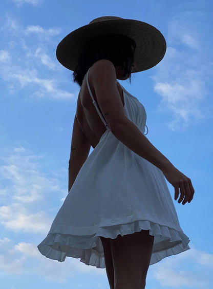Empress Of Love Mini Dress White