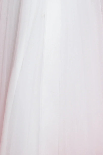 Bells Are Ringing Tulle Midi Dress White