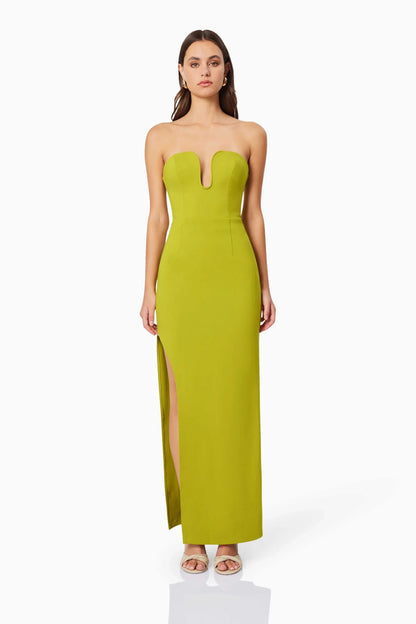 Eden Maxi Dress - Chartreuse