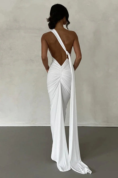 Constantina Gown - White