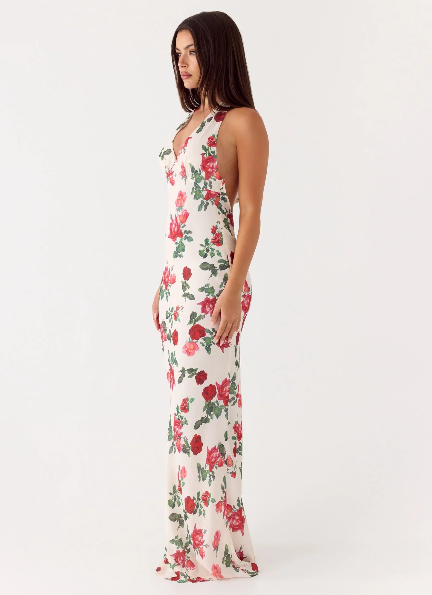 Maryk Maxi Dress - Ivory Bloom